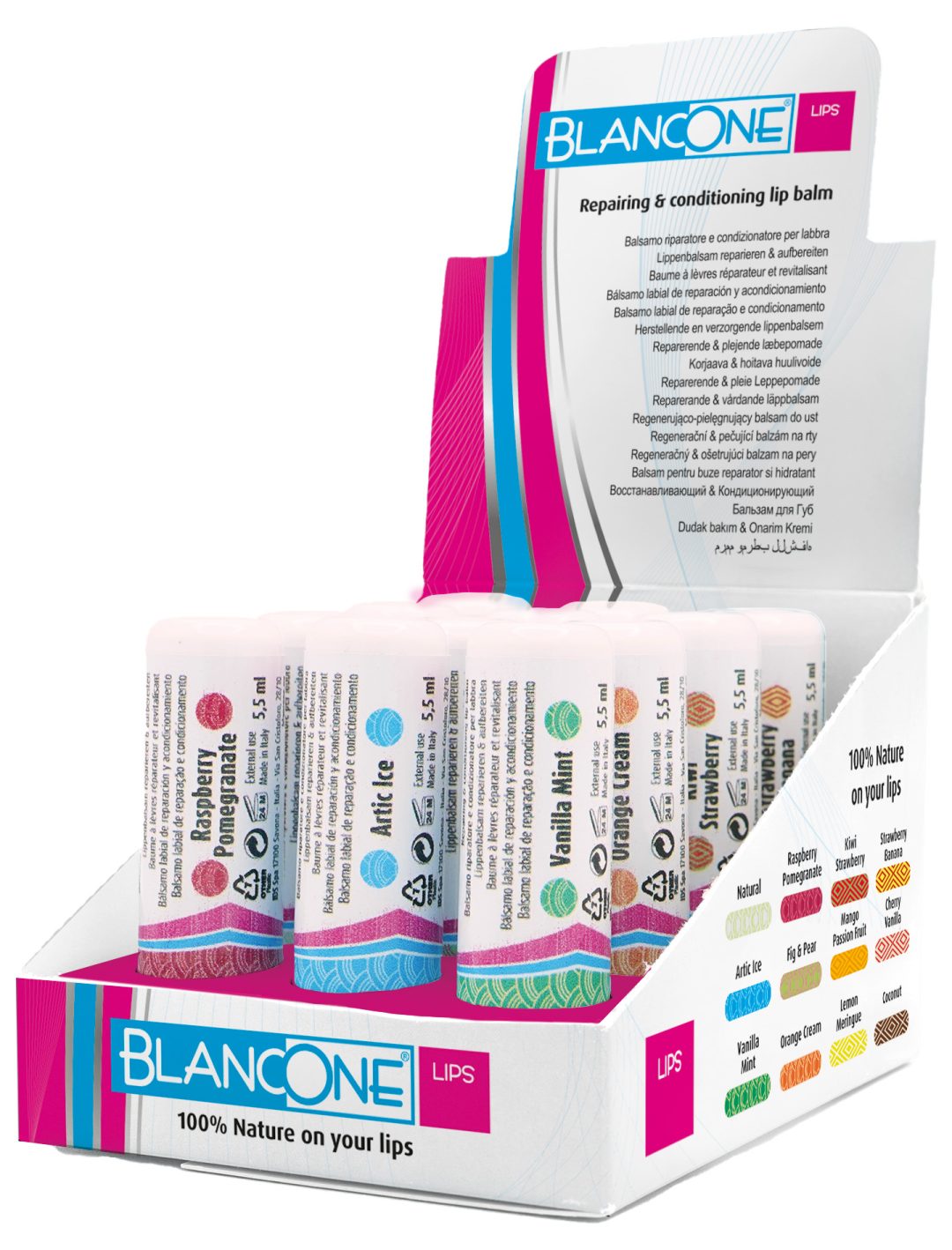 12 BlancOne LIPS Display